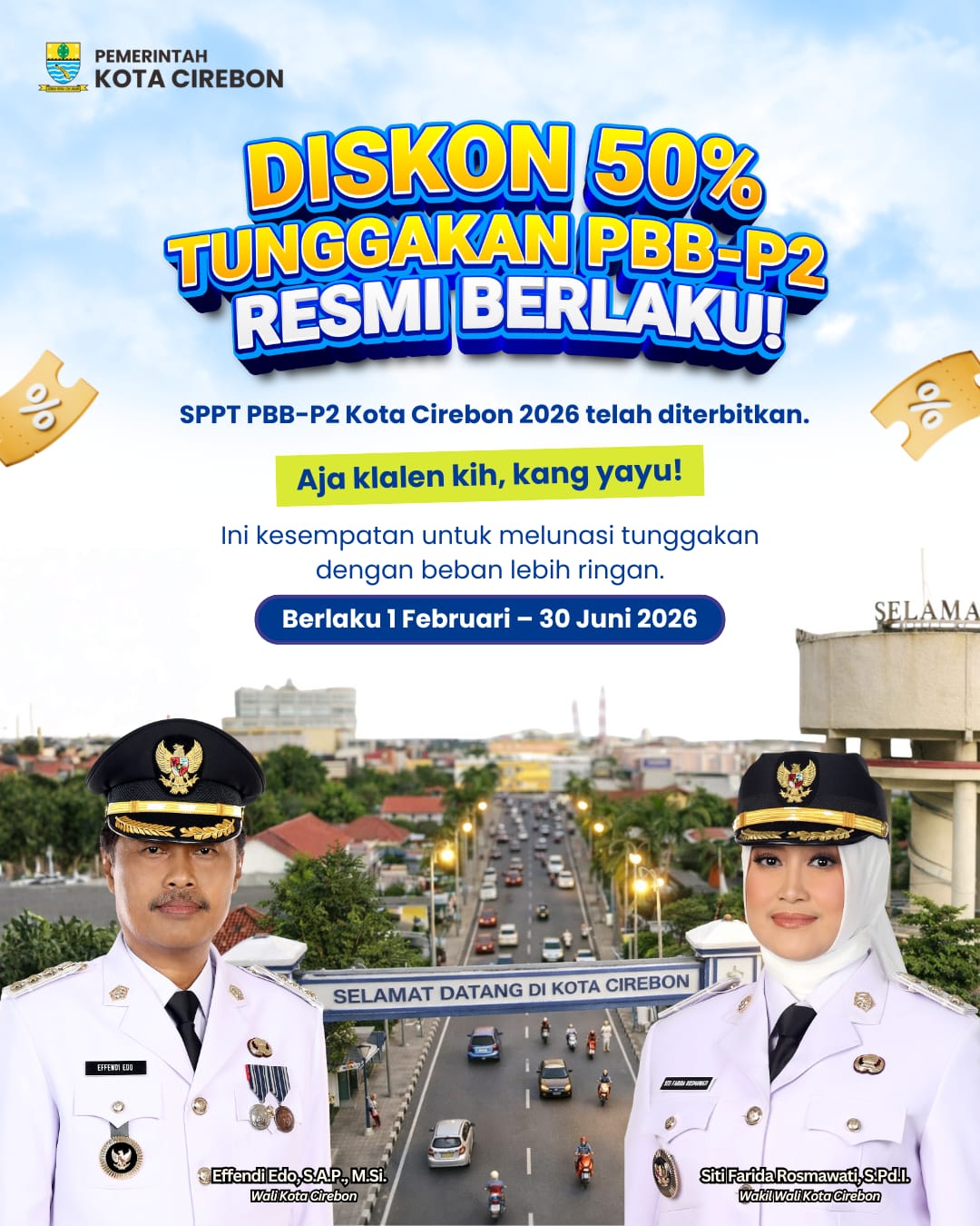 Diskon Tunggakan PBB-P2 2026