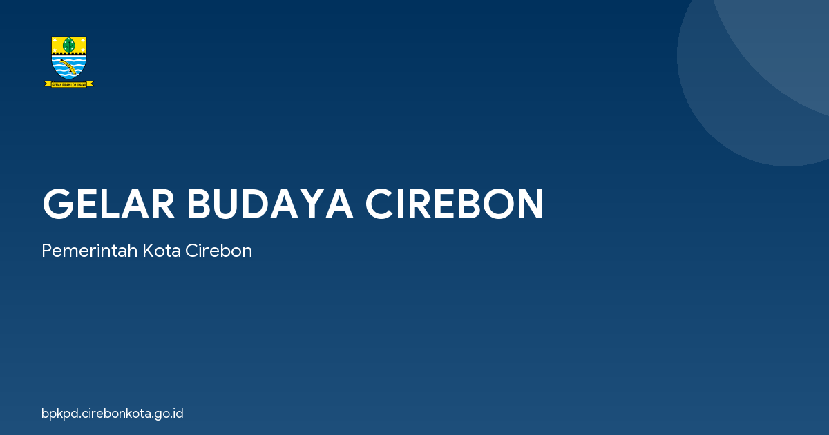GELAR BUDAYA CIREBON