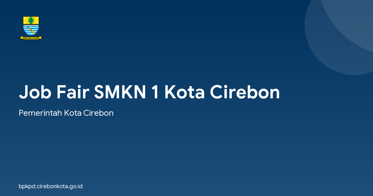 Job Fair SMKN 1 Kota Cirebon