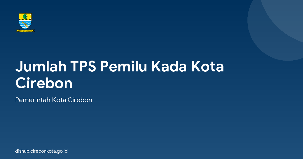 Jumlah TPS Pemilu Kada Kota Cirebon