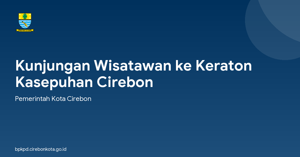 Kunjungan Wisatawan ke Keraton Kasepuhan Cirebon