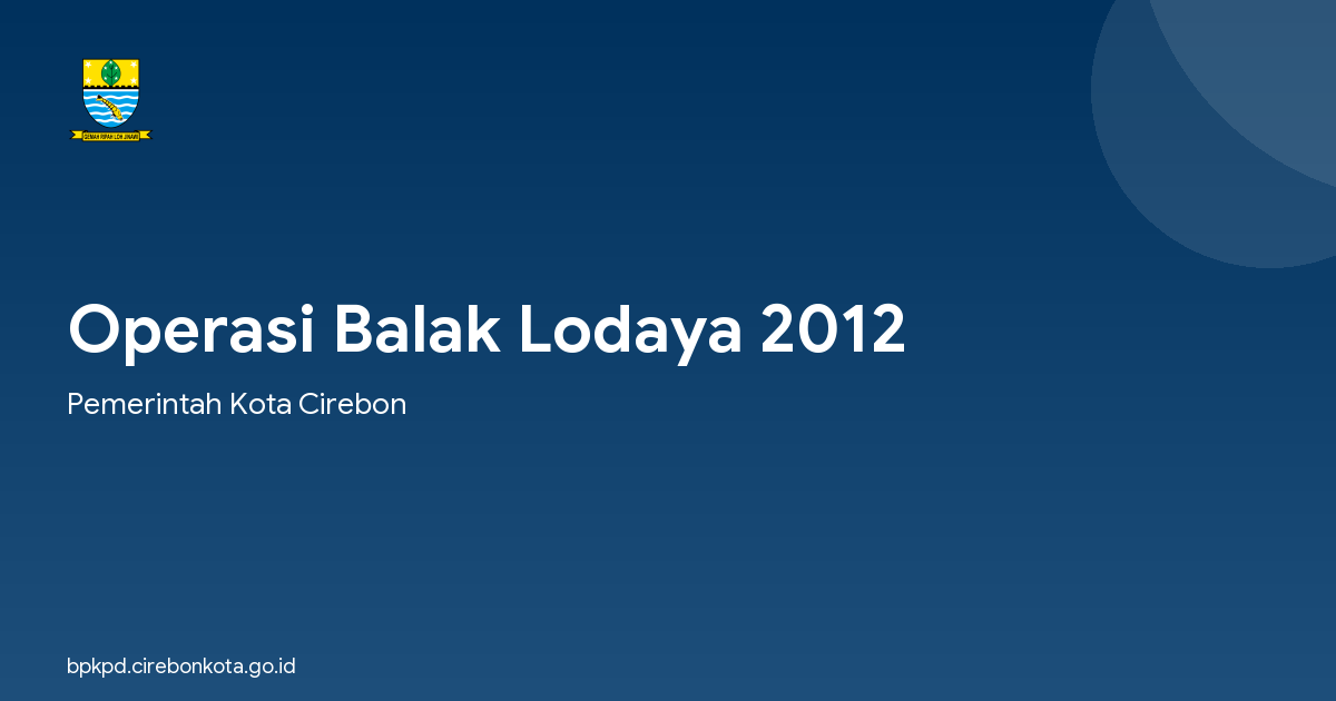 Operasi Balak Lodaya 2012