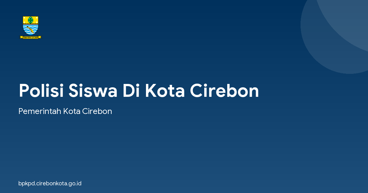 Polisi Siswa Di Kota Cirebon