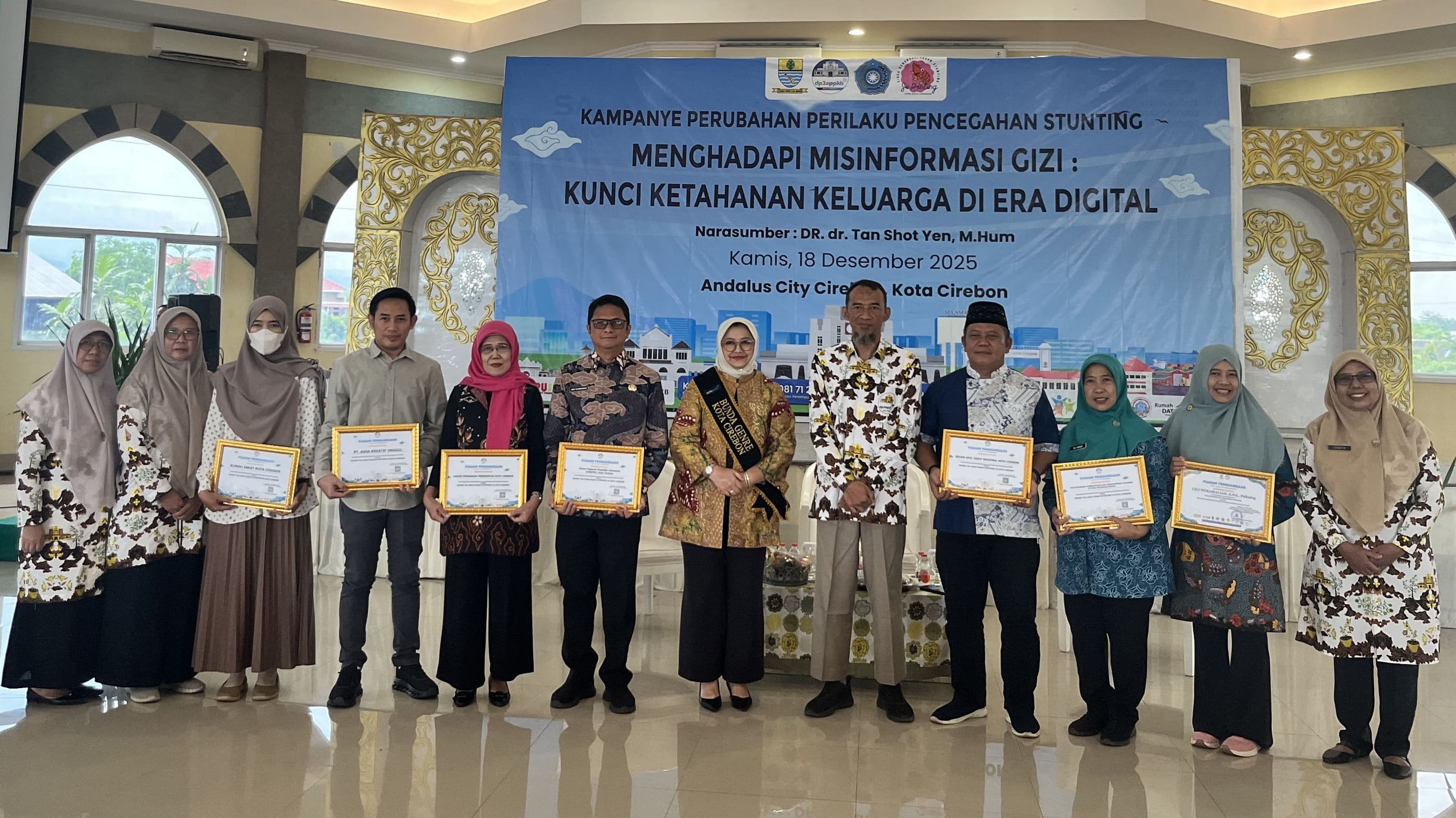 Kolaborasi Pentahelix Jadi Kunci, DP3APPKB Kota Cirebon Apresiasi Mitra Peduli Stunting