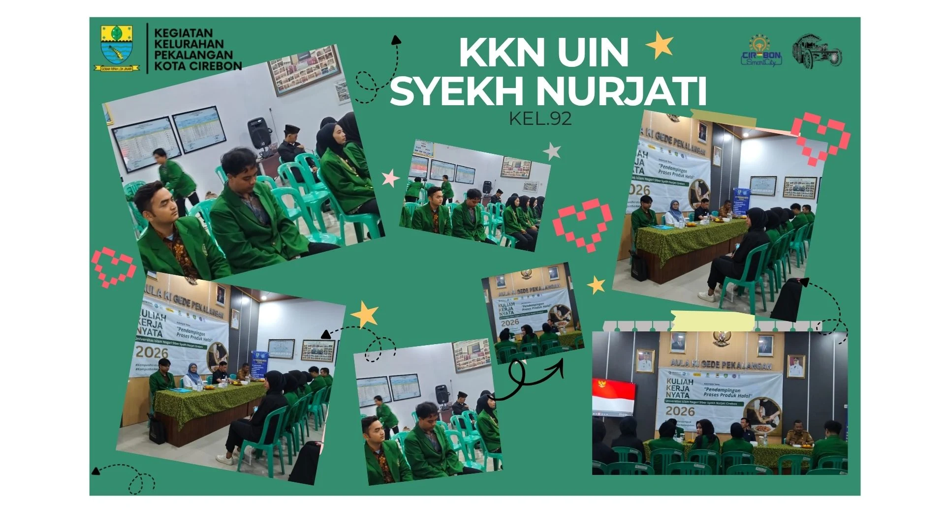 Penerimaan Mahasiswa KKN dari UIN Syekh Nurjati di Kelurahan Pekalangan