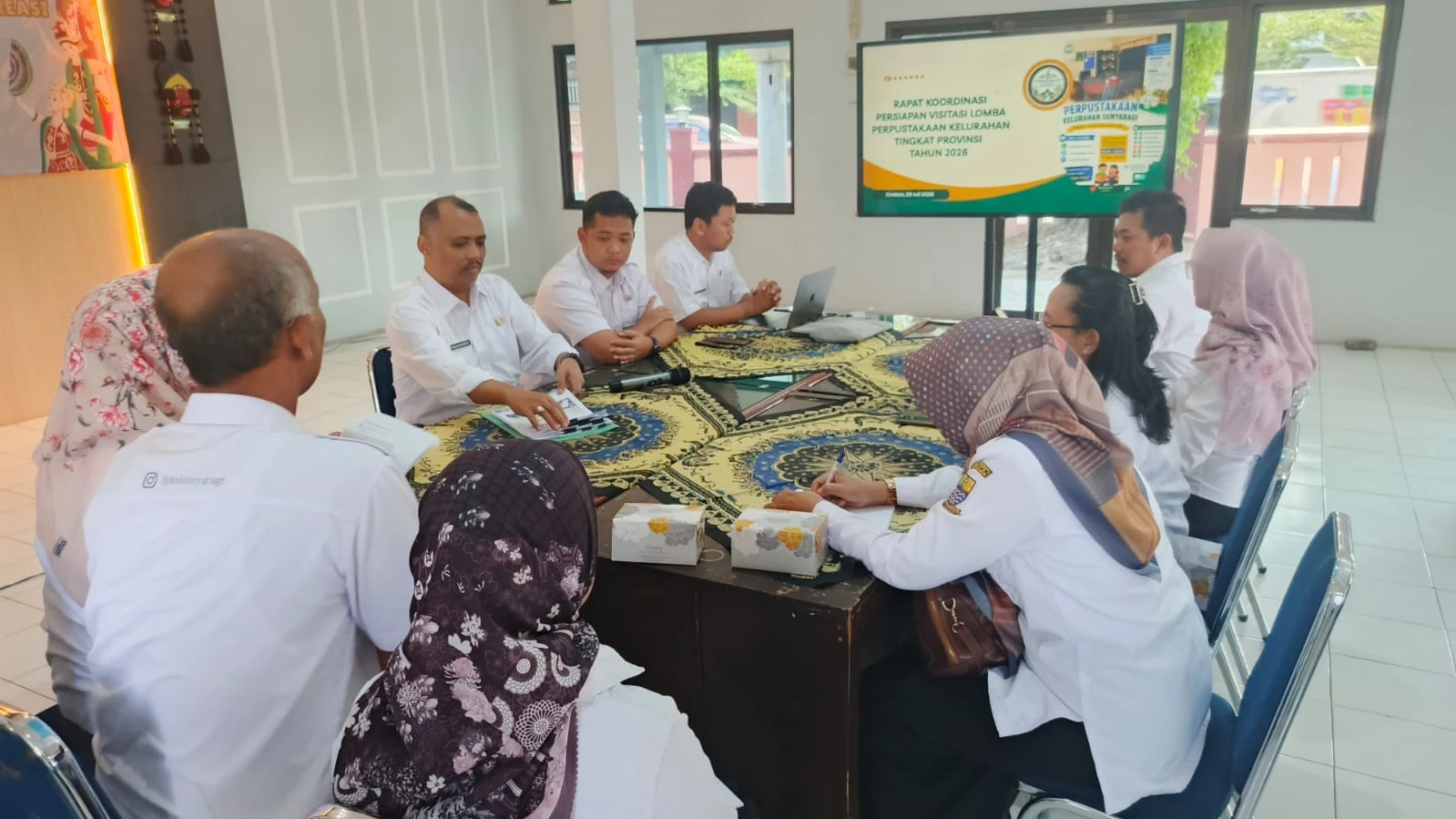 Rapat Koordinasi Persiapan Visitasi Lomba Perpustakaan Kelurahan